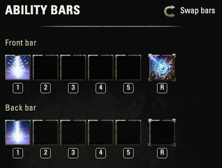 The guide example with Crystal Fragments and Meteor on the front bar and Crystal Shard on the back bar